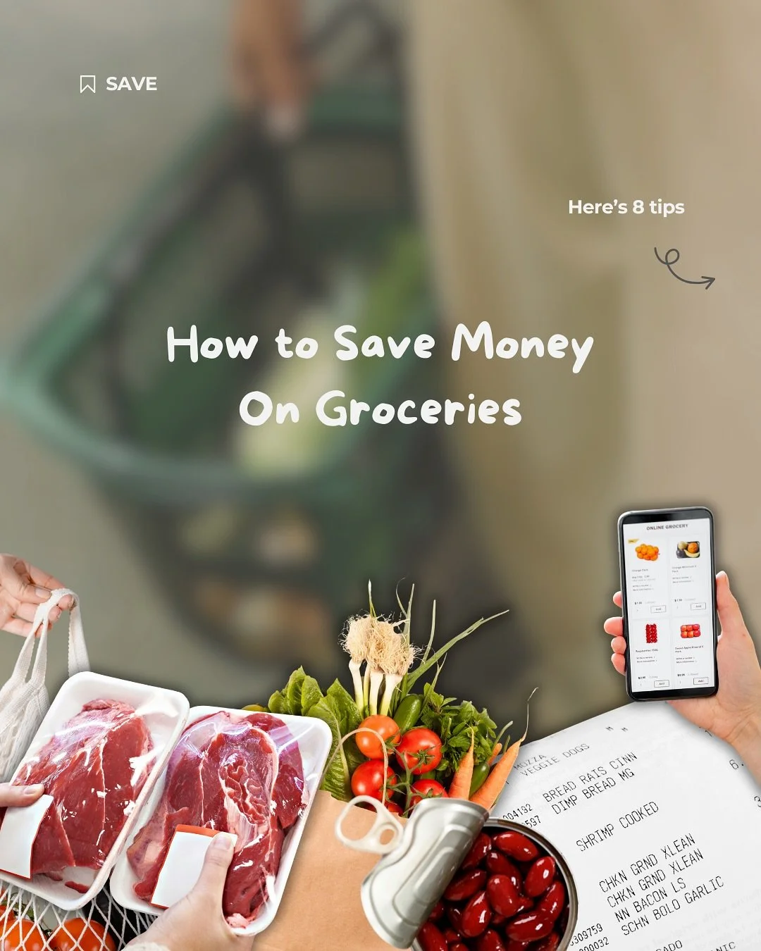 If the grocery bill is currently claiming a higher proportion of your household expenses than you would like it to&hellip; 🫣🥲🙋🏻&zwj;♀️

Here are my top 8 tips to make your dollars go a little further 🫶🏼 

Would love to hear your tips in the com