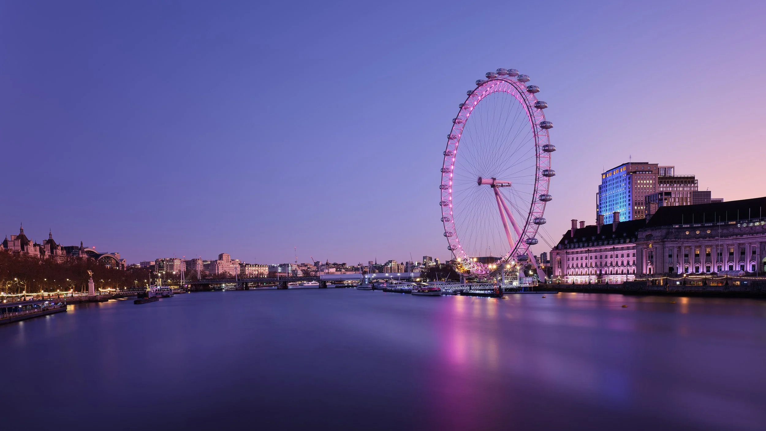 Dawn View from Westminster Bridge