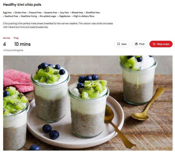 High-fibre kiwi chia pudding – hormone-balancing breakfast packed with omega-3s and antioxidants