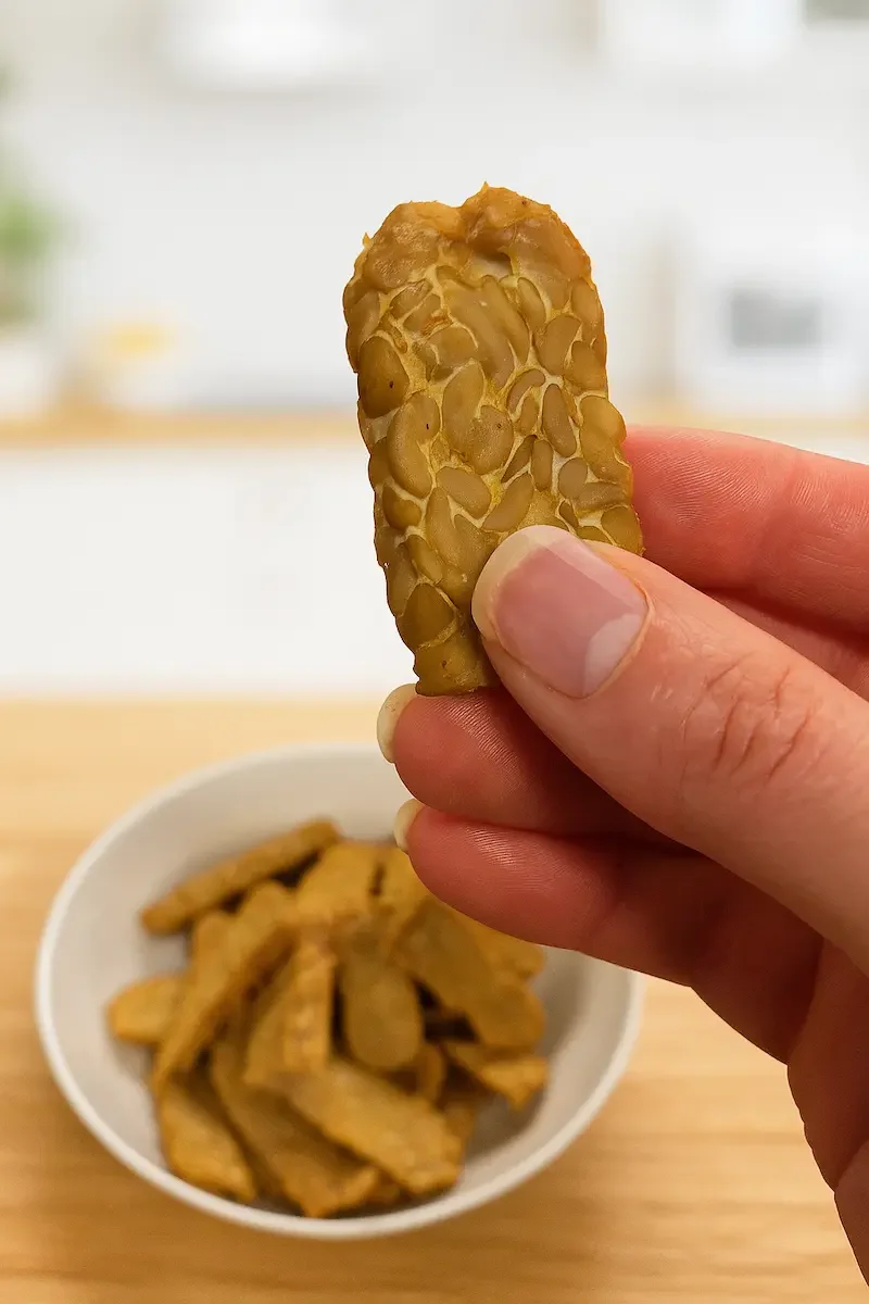 Tempeh Chips for Hormone Balance and Gut Health