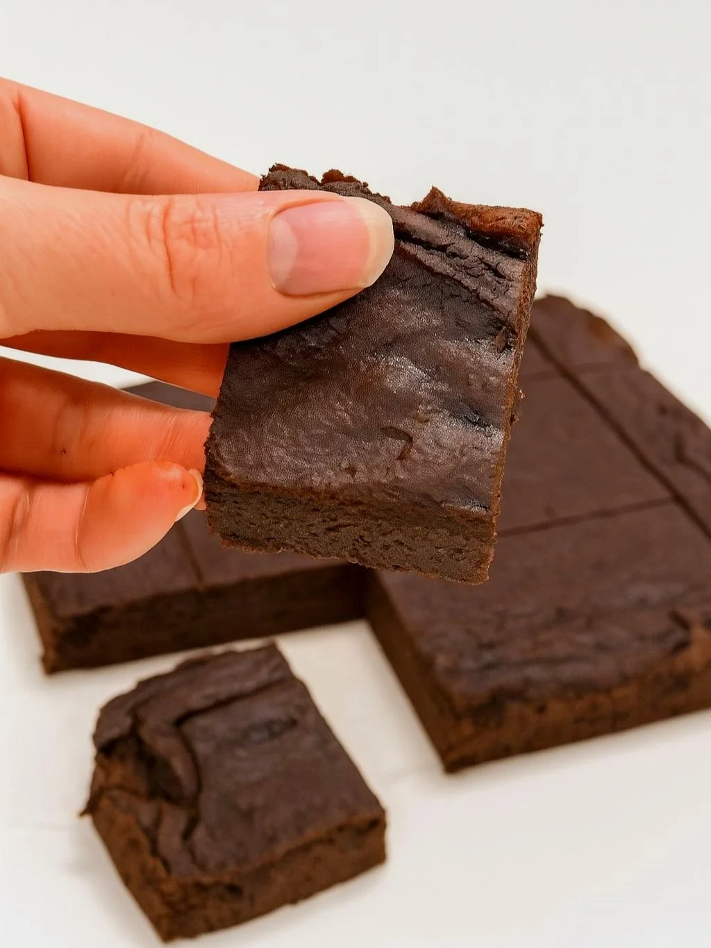 Fudgey Sweet Potato Cottage Cheese Brownies