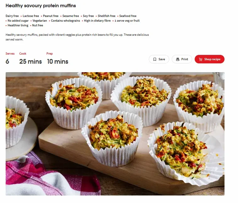 Low-carb savoury protein muffins - easy hormone-balancing snack or breakfast option
