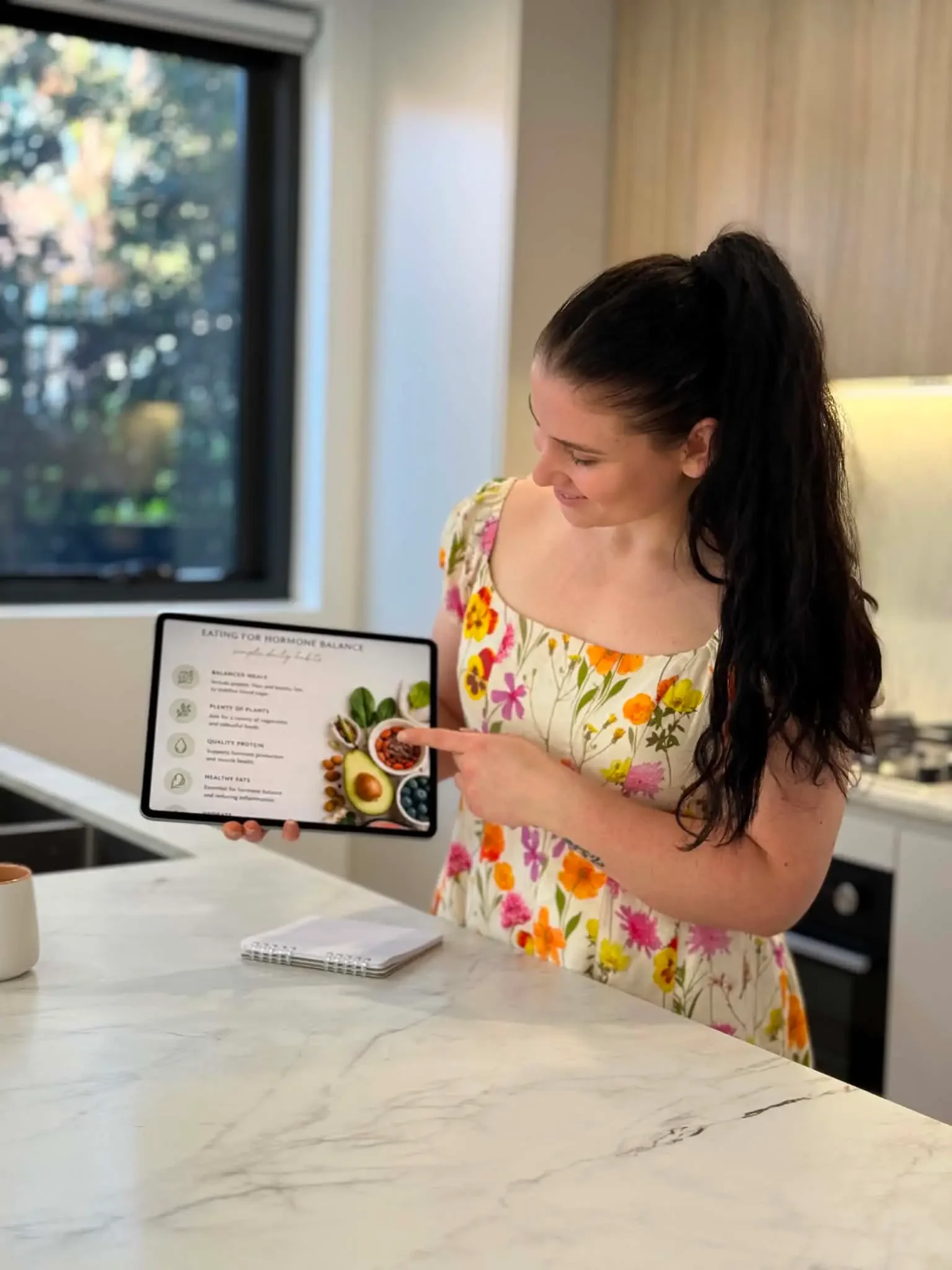 Nutrition consultation for a personalised meal plan for menopause with Courtney Heming