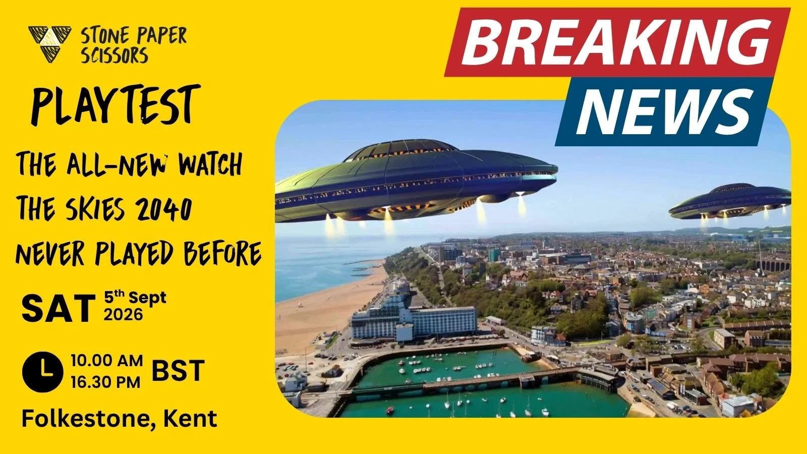 Watch The Skies 2040 (Folkestone, UK)