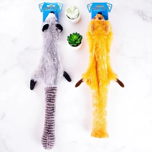 DOUBLE SQUEAK DOG TOY 53CM