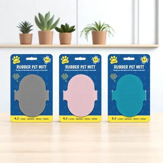 4-IN-1 RUBBER PET MITT