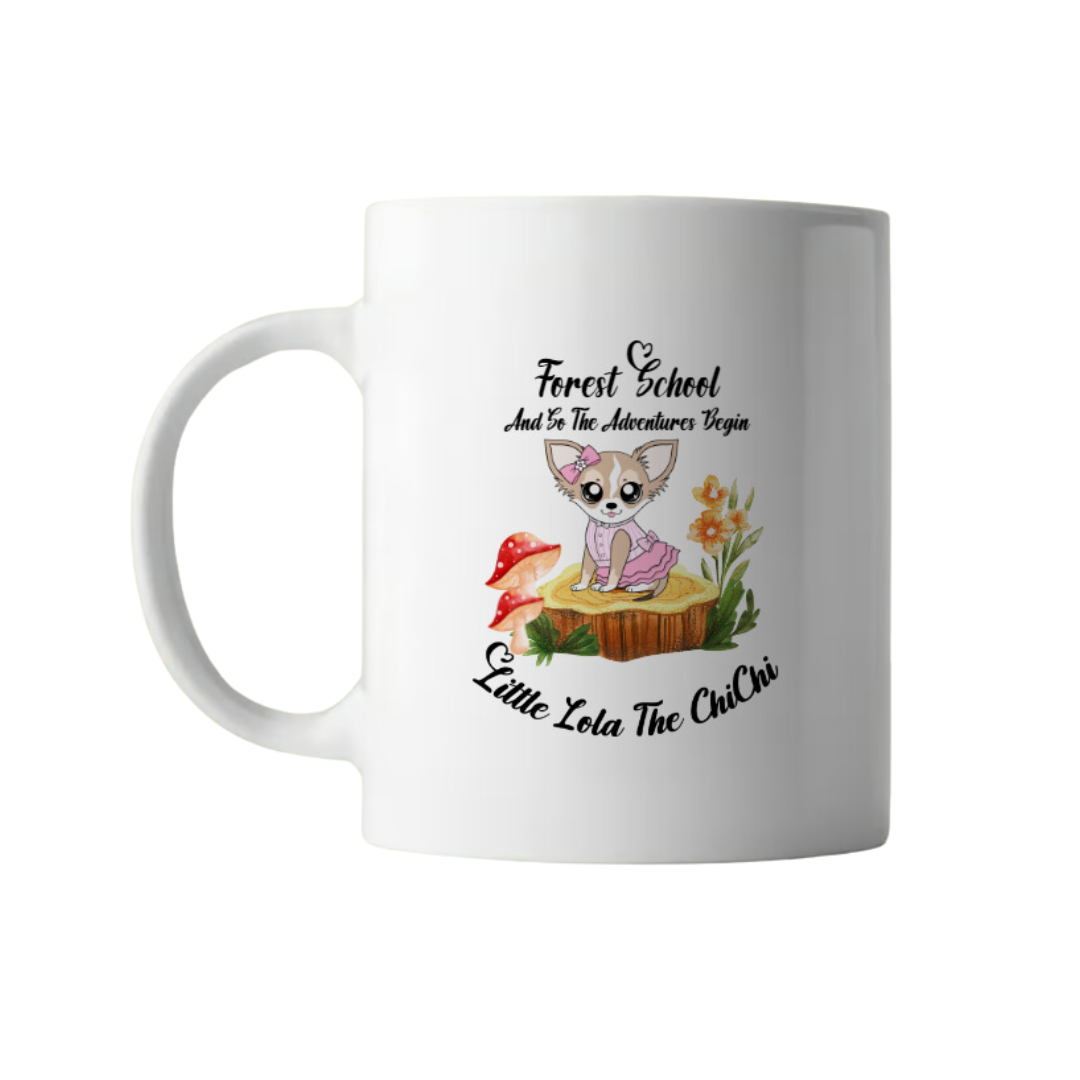 LITTLE LOLA THE CHICHI FOREST SCHOOL MUG - AND SO THE ADVENTURES BEGIN