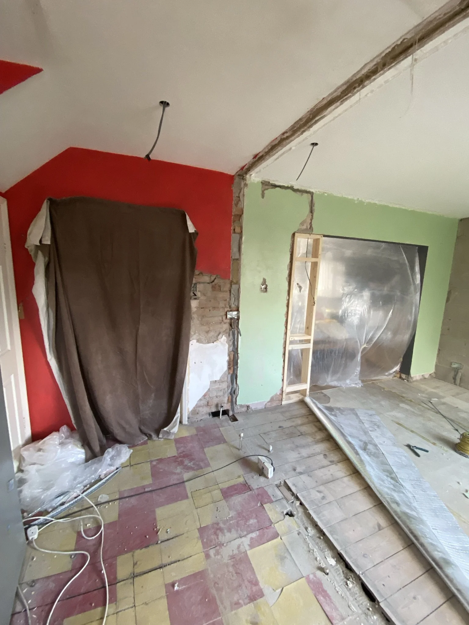 before pictures of kitchen renovation in  shiney row penshaw