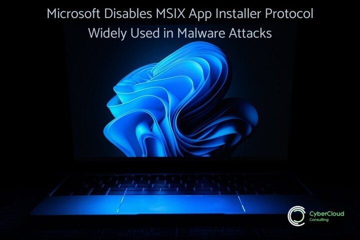 Microsoft is once again disabling the ms-appinstaller protocol handler by default due to its abuse by threat actors. They have been using this protocol handler to distribute malware, particularly ransomware. The attacks involve signed malicious MSIX 