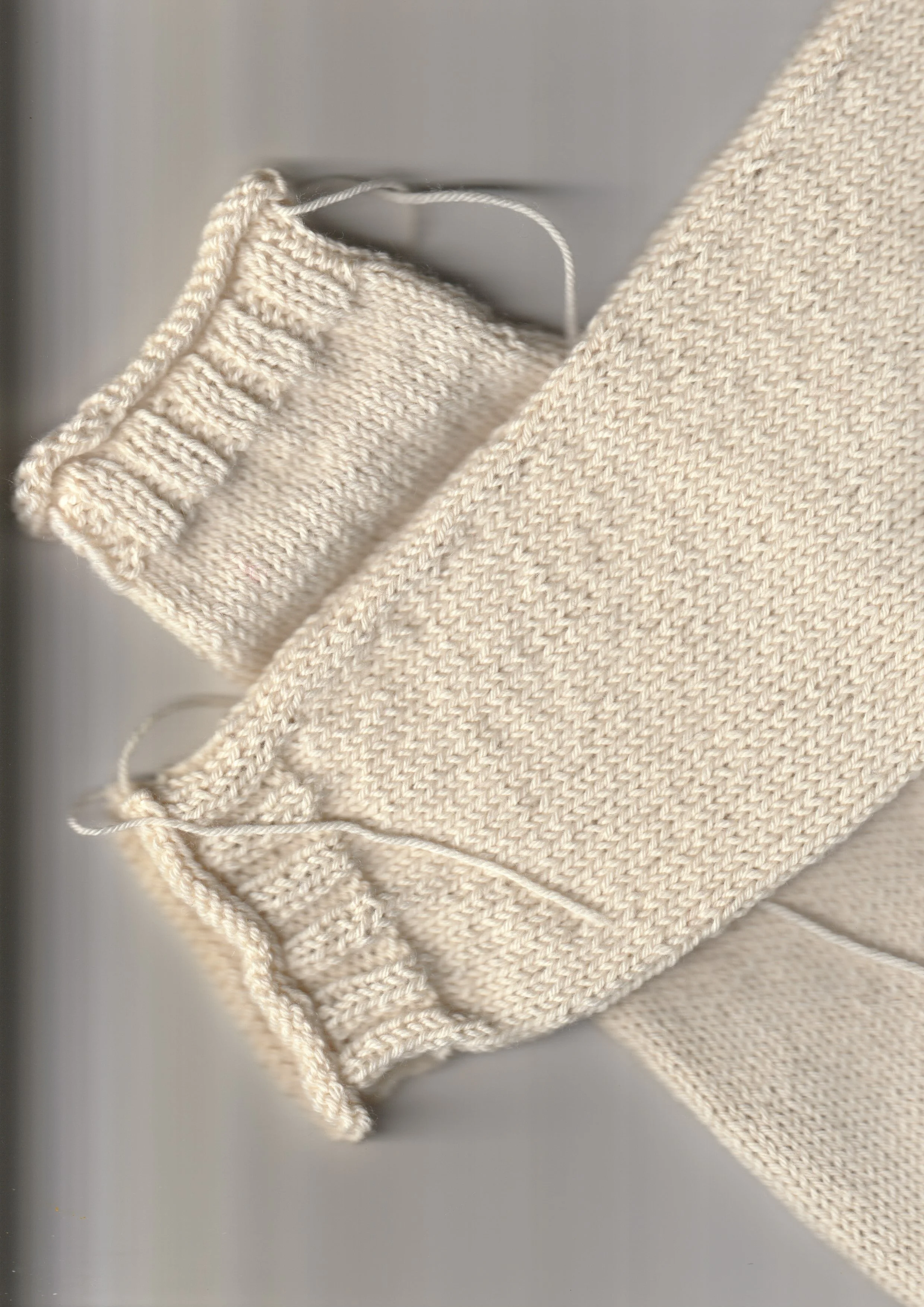 scan of jumper, blue faced Leicester wool 