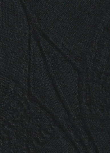 scan of diamond gusset for traditional fisherman's jumper