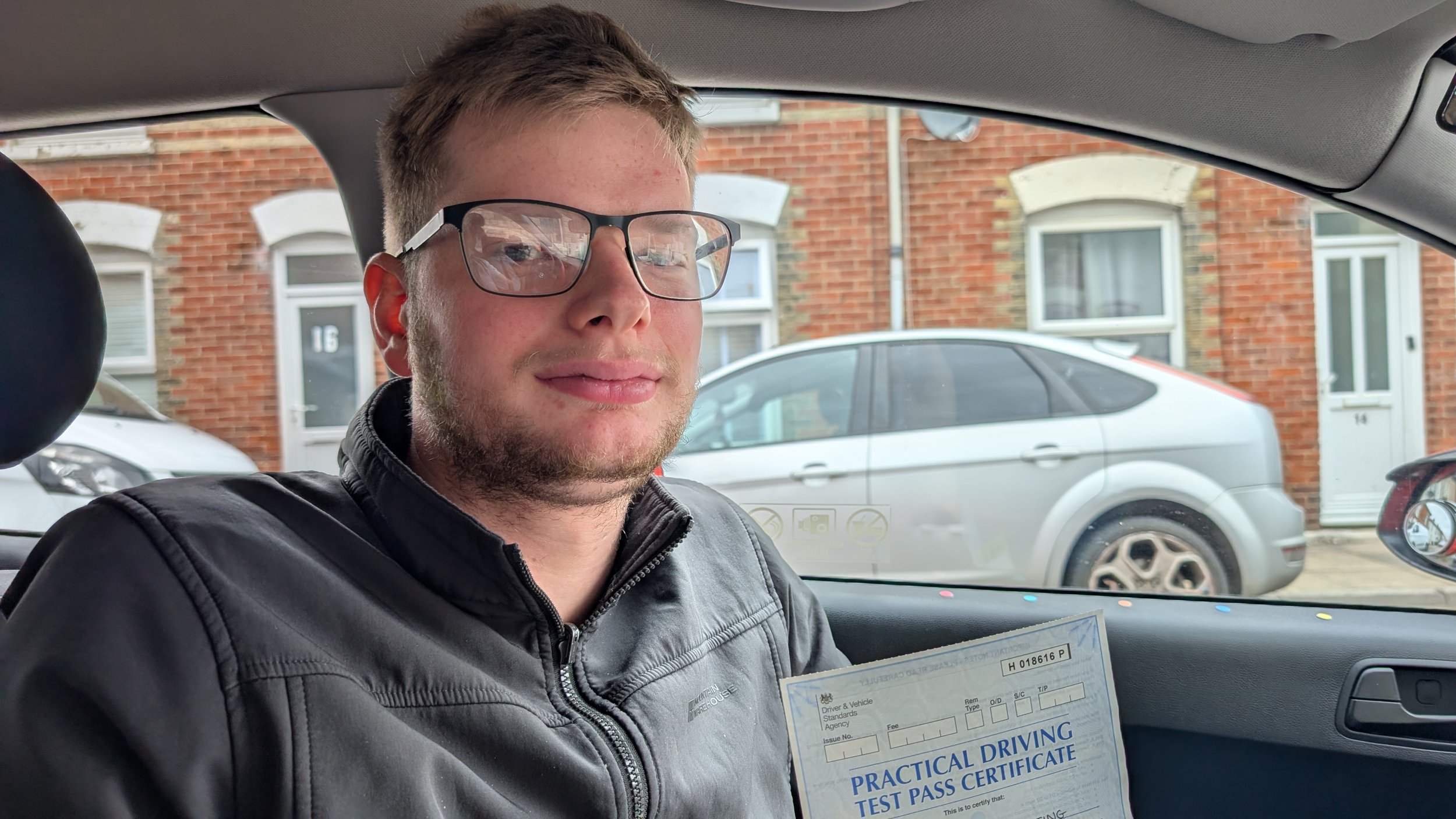 Congratulations Jeremy on a first time pass