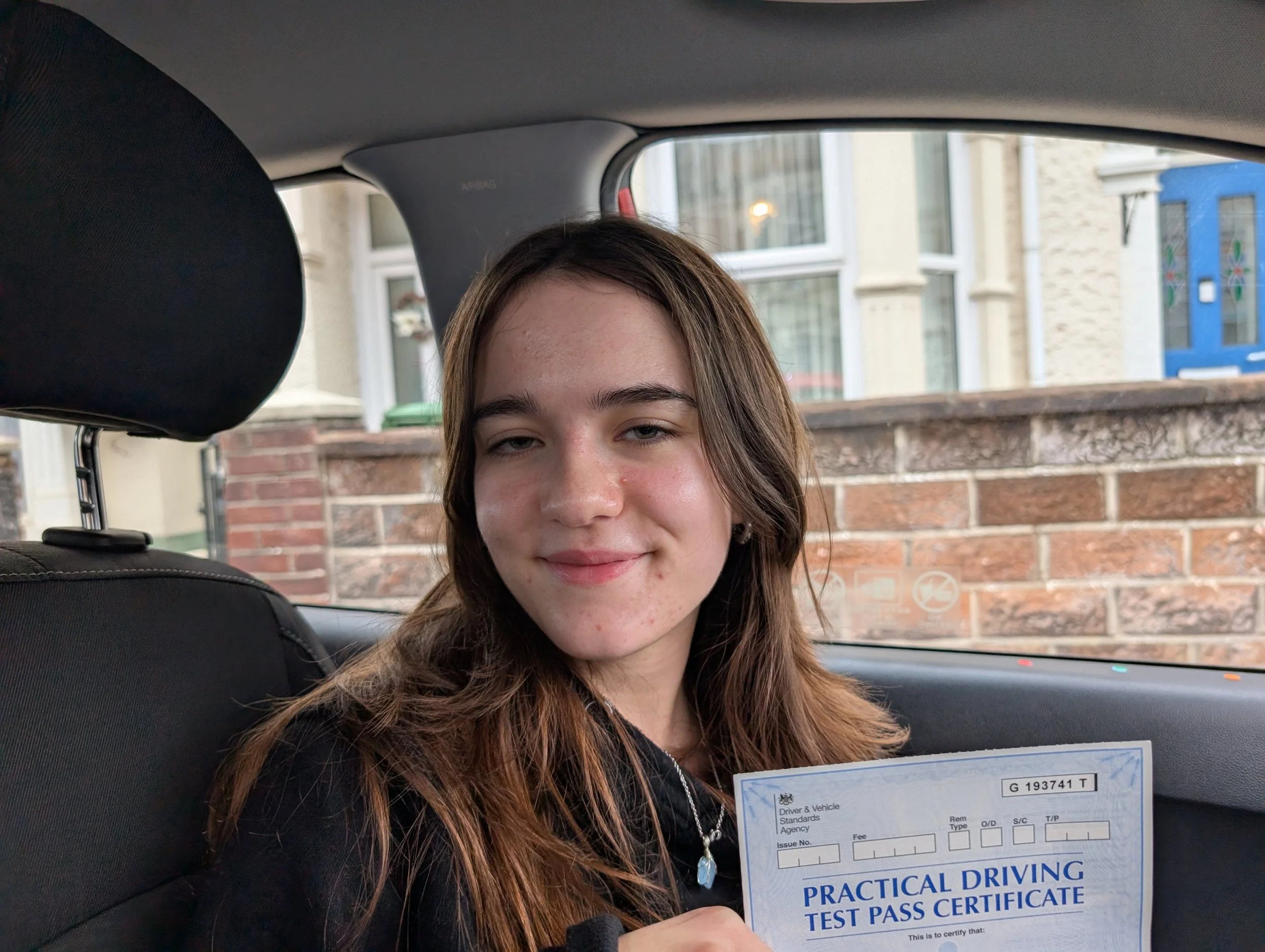 Shanice passes her driving test with Alpha Driving School