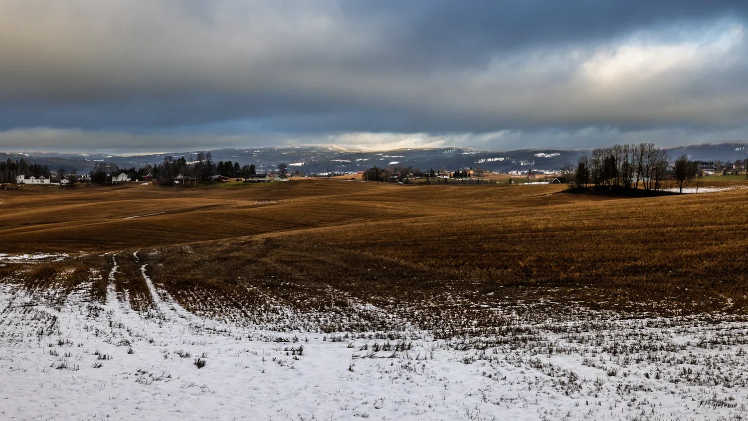 Sun Breaking Through, Snow Retreating