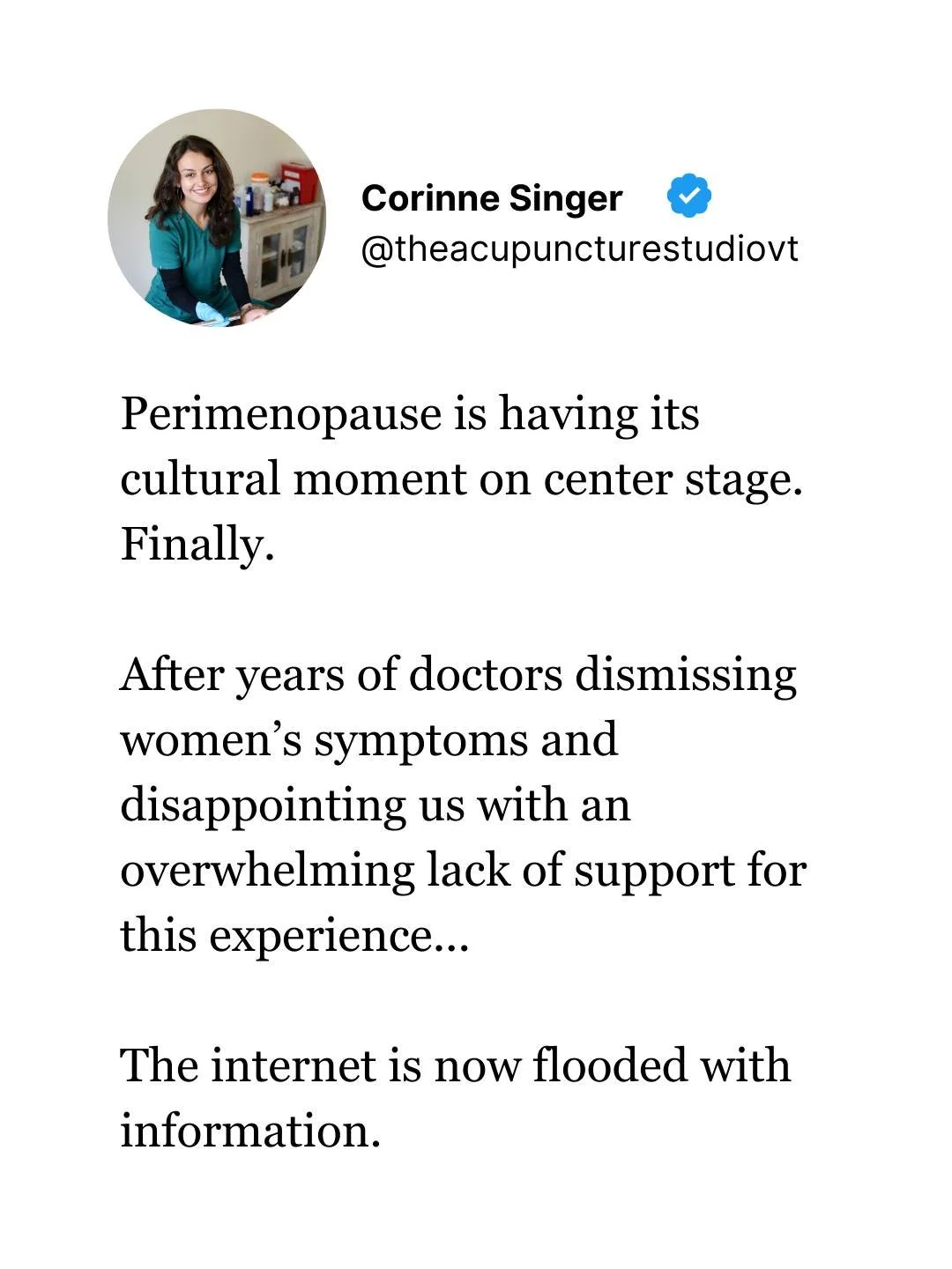 🙋🏻&zwj;♀️ Are you excited and overwhelmed all at the same time??

While it's absolutely thrilling that perimenopause is finally getting the recognition this experience deserves, there is now SO MUCH information about this transition. 

What do you 