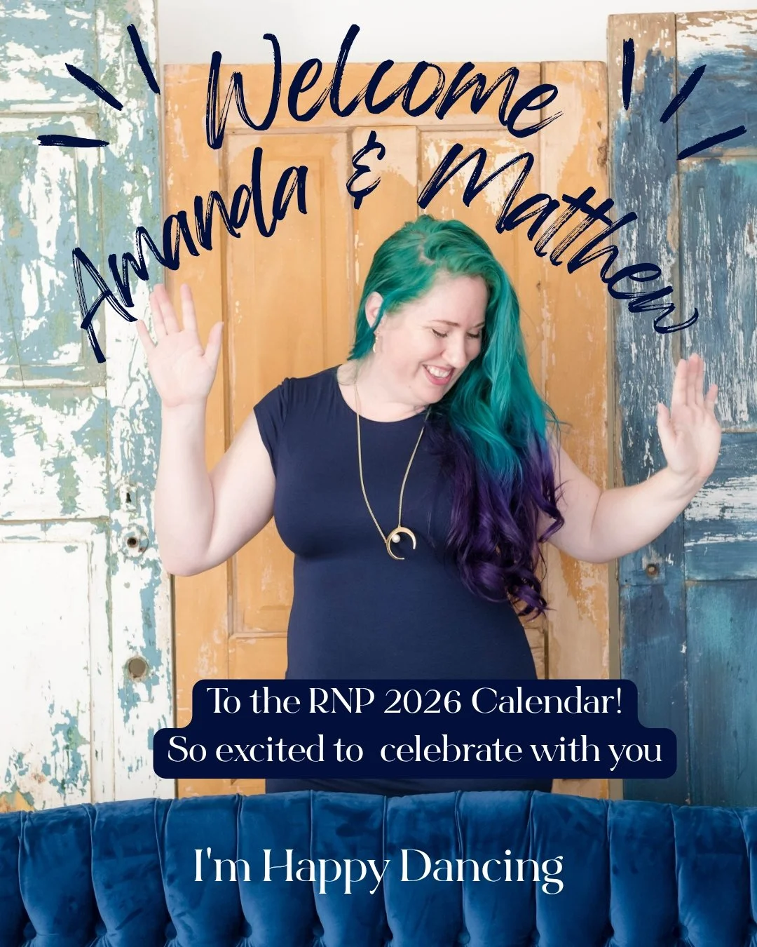 Excited to be welcoming another amazing couple to the RNP family, and the 2026 Calendar.

Amanda &amp; Matthew, I'm so excited to celebrate your wedding in October with you and all along the way!

Happy Dance Underway!