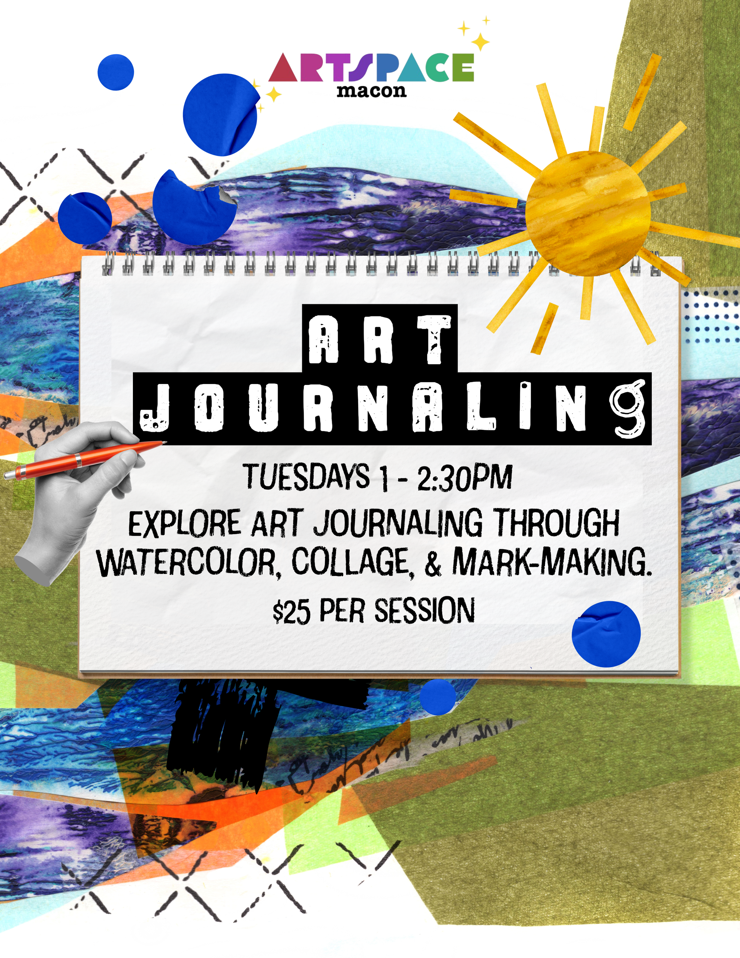 Art Journaling (Tuesday 1-2:30)