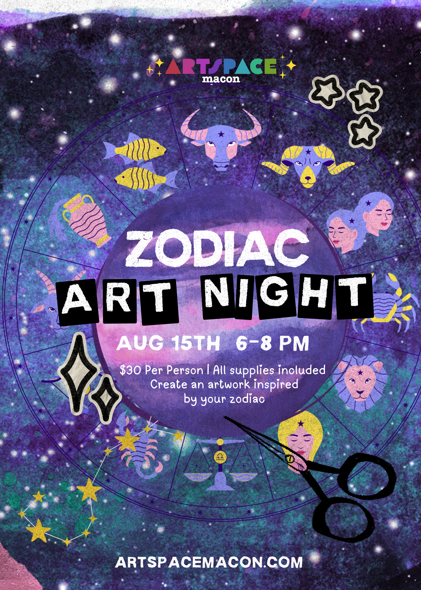 Art Night: Zodiac (Sat, AUG 15)
