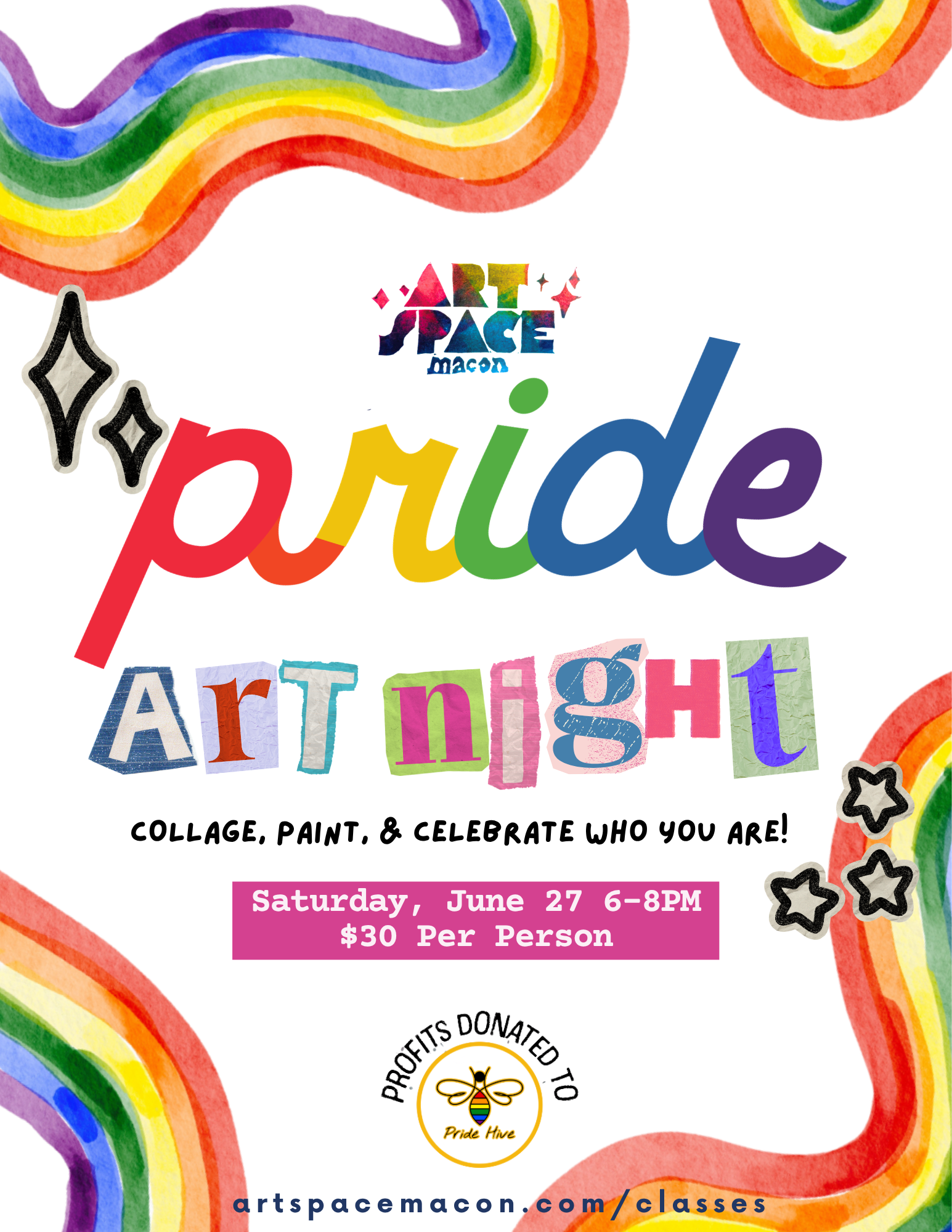 Pride Art Night (6/27 6-8PM)