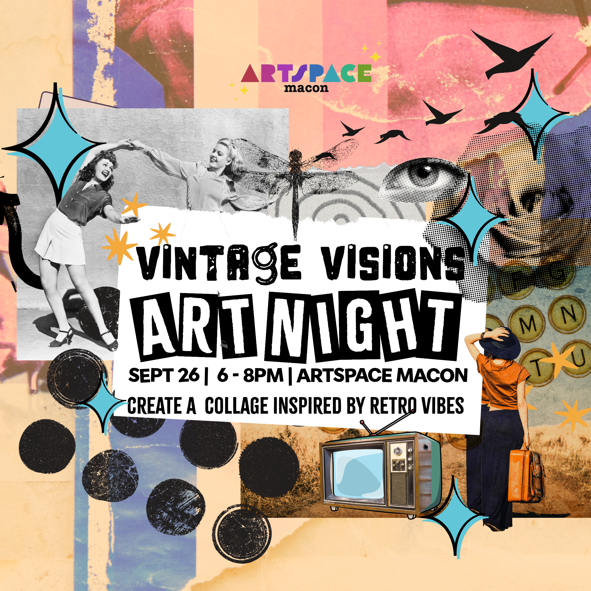 Vintage Visions Art Night (9/26  6-8PM)