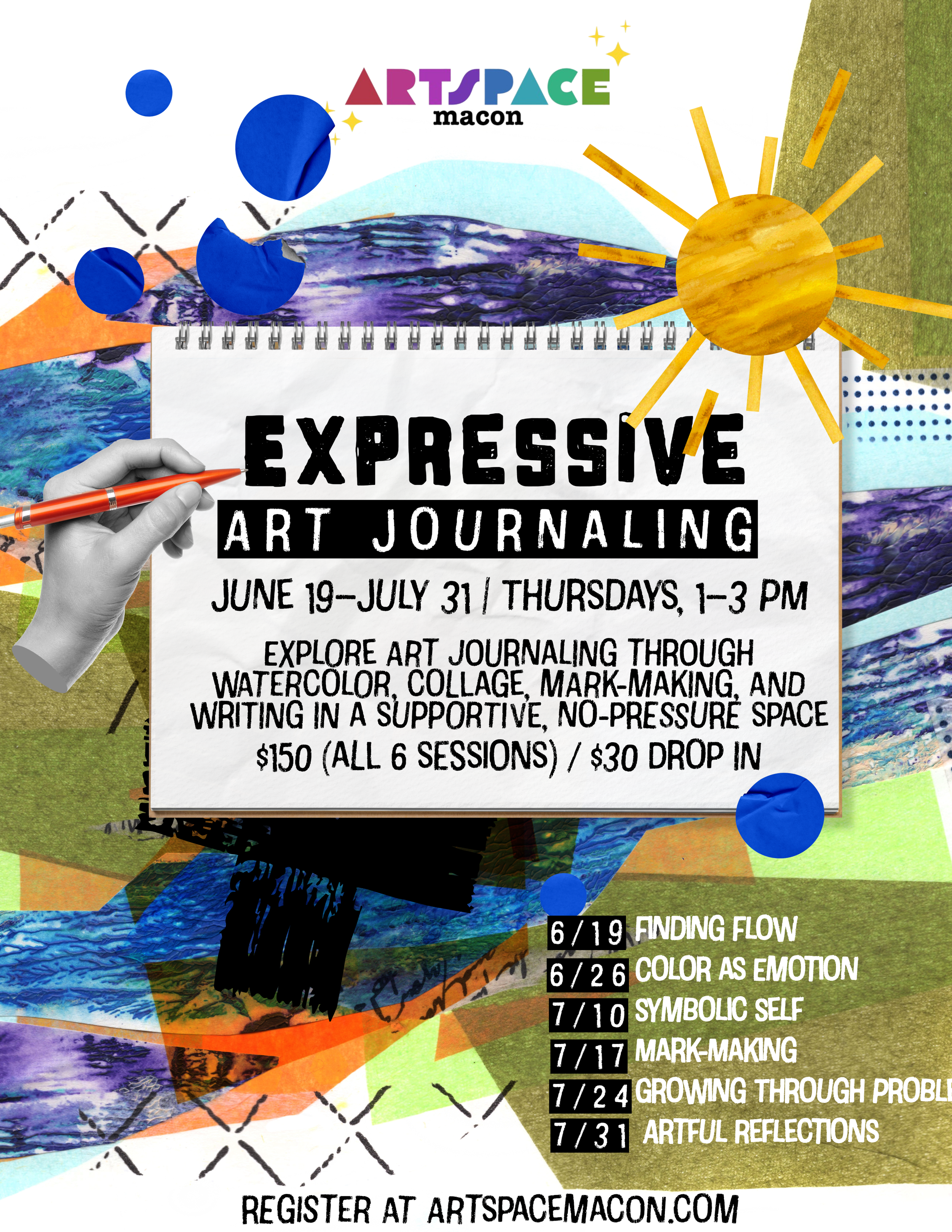 Expressive Arts Journaling (Starts Thurs 6/19)