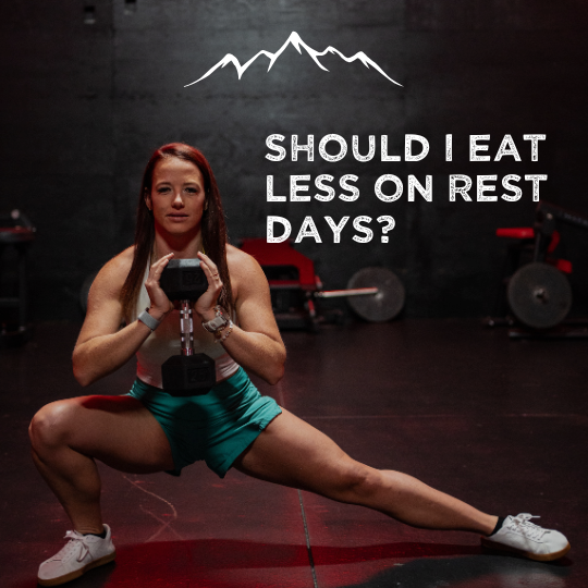 Should I eat less on rest days?