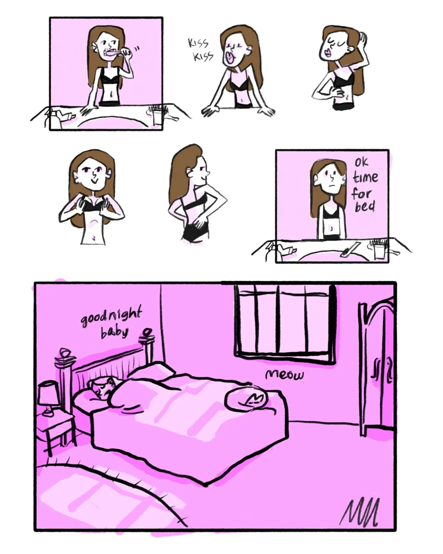 &quot;Nightly Routine&quot; don't we all have one? My piece for #safeword2024 💖💖 have major fomo for this show