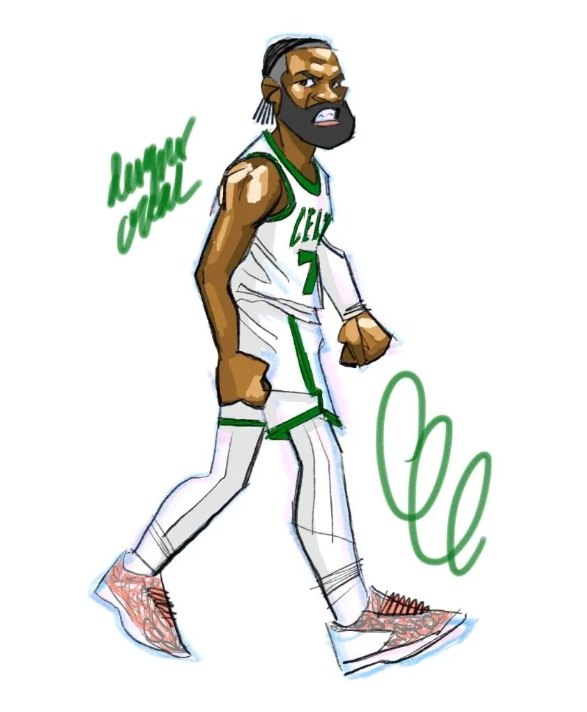 In our villain era😤😈 let's go #celtics #bostonceltics #jaylonbrown