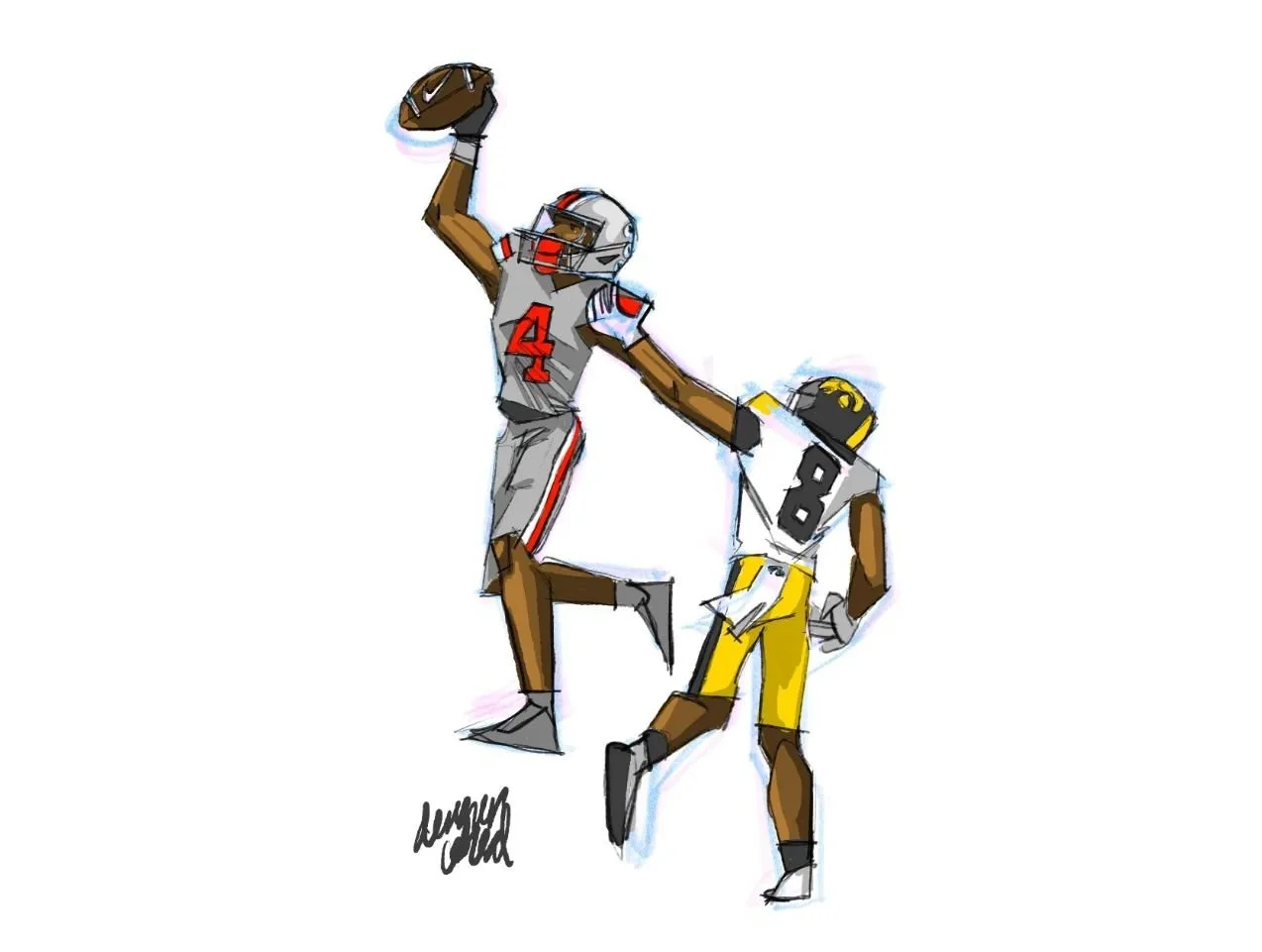 Another OSU game in the books! My favorite play from one of my favorite players #jeremiahsmith 

#ohiostatefootball @ohiostatefb