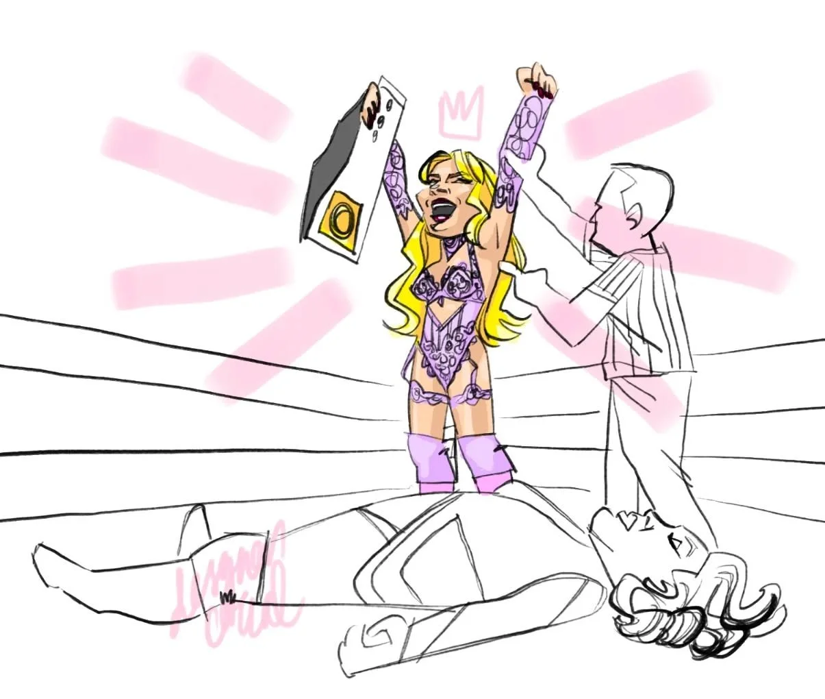 Tiffy time!!!💖💖 

#tiffytime #tiffanystratton #wwe #smackdown