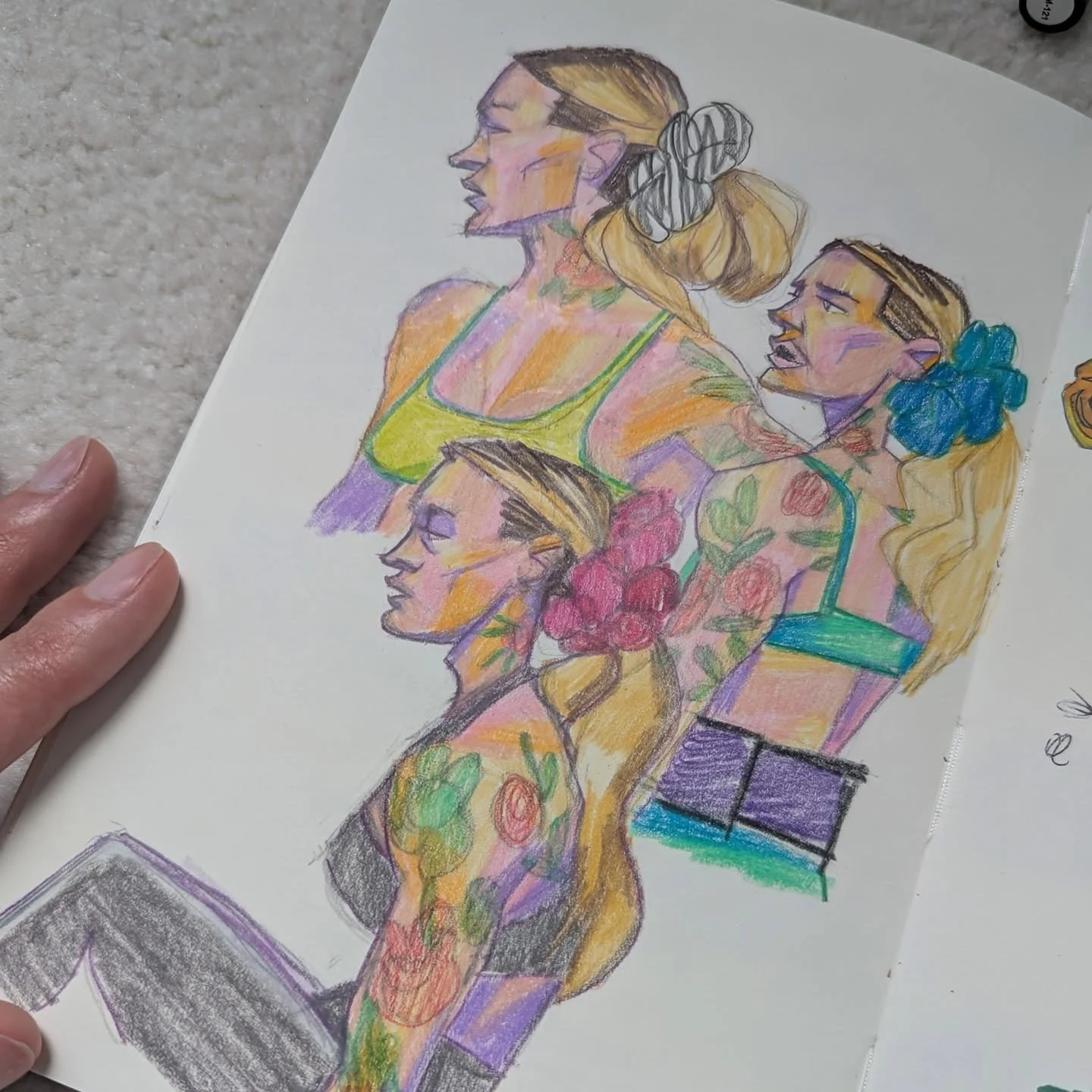 Doodles of the scrunchie queen✨✨ #dbe