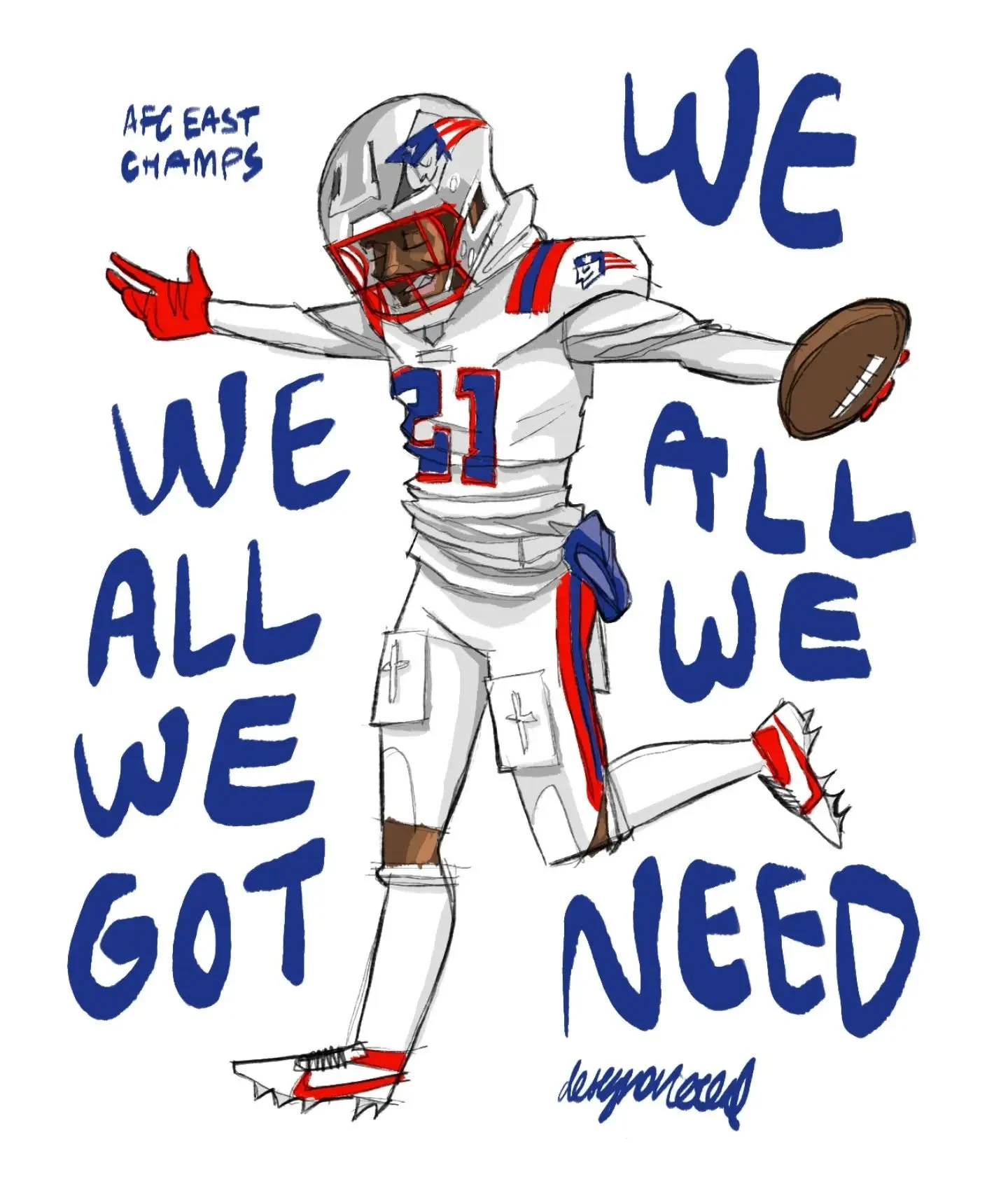 AFC East champs baby!!!🙌😌 

#newenglandpatriots #afceastchamps #weallwegotweallweneed