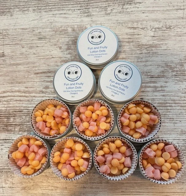 Fun and Fruity Lotion Dots    (Bite Me and Tangerine Passion)