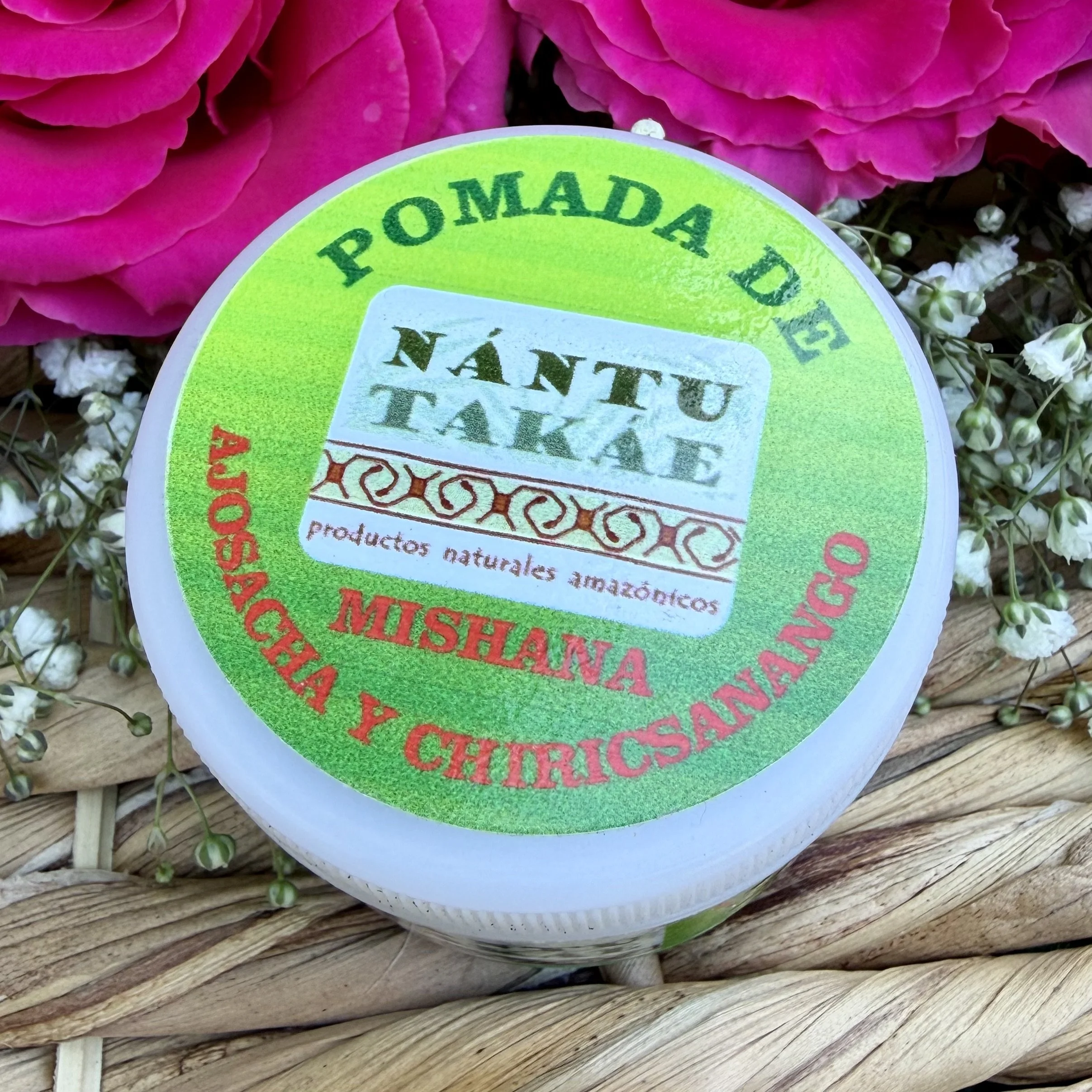Ajosacha and Chiric Sanango Pomada. Think "Jungle Icy Hot" or "Jungle Vicks Rub" - Treats inflammation, arthritis, rheumatism & colds. Removes "cold" from the body, and brings warmth.