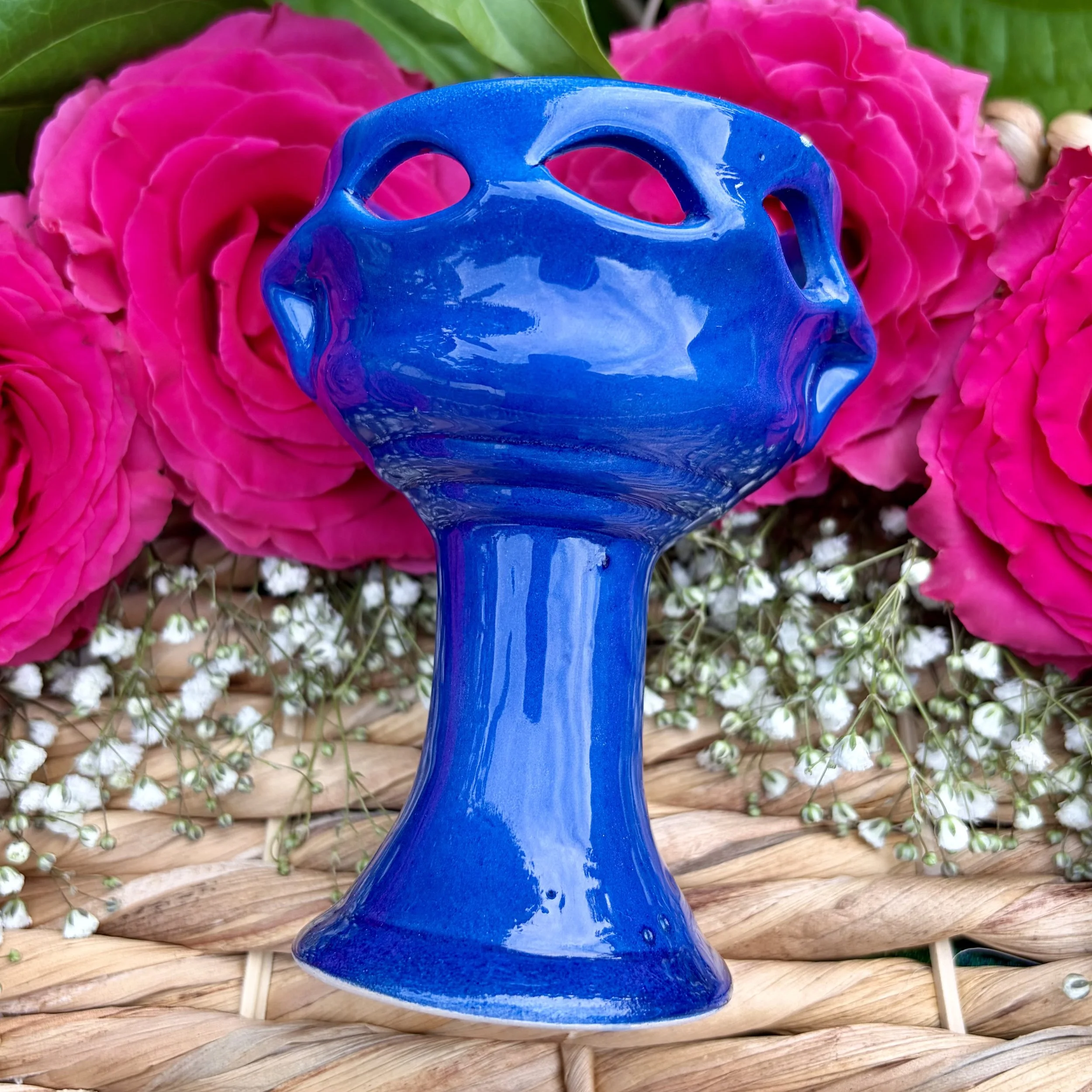 Copalera - Small Cobalt Blue. We also have Fresh White Copal.