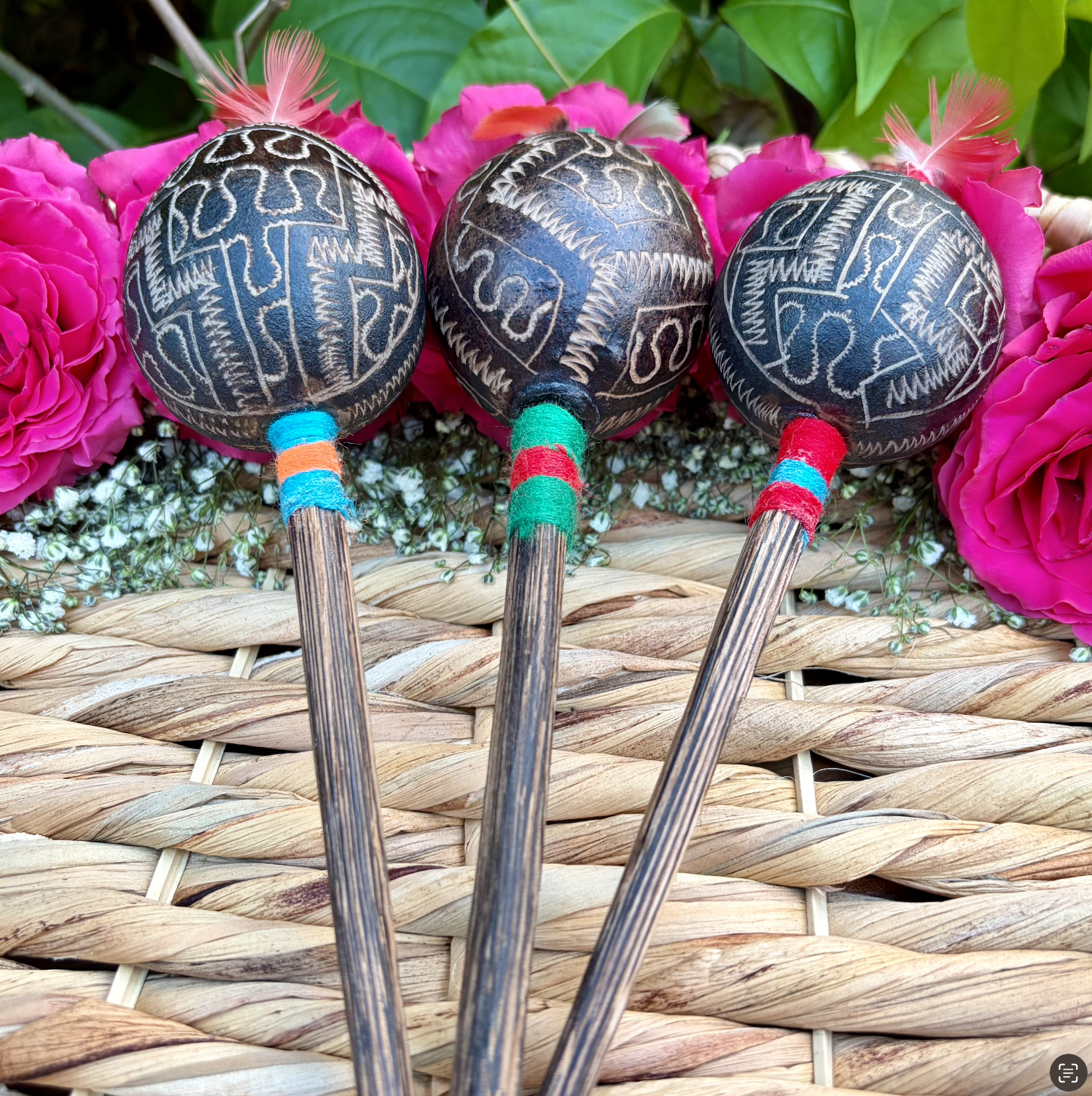 Jungle Style Rattles - Good for Temazcal!