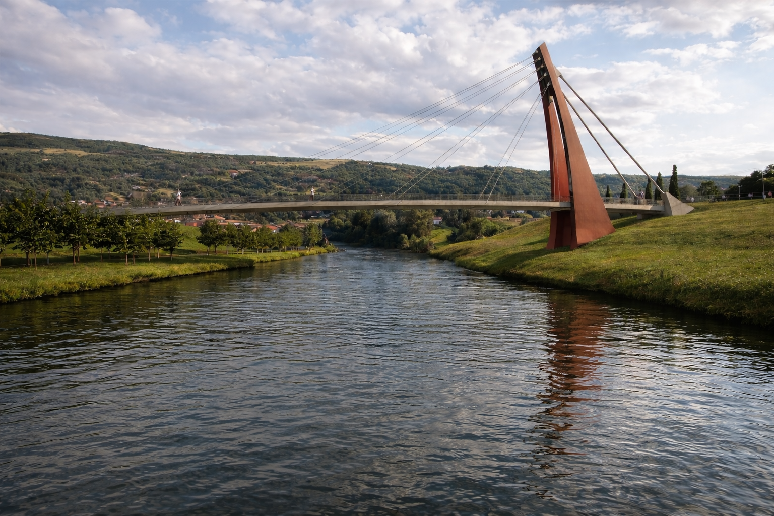 Cycle and Pedestrian Bridge - Empoli