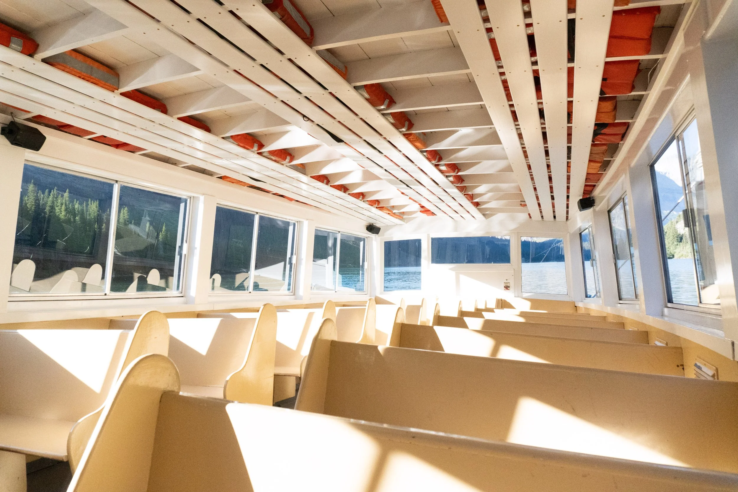 Many Glacier Hotel boat tour