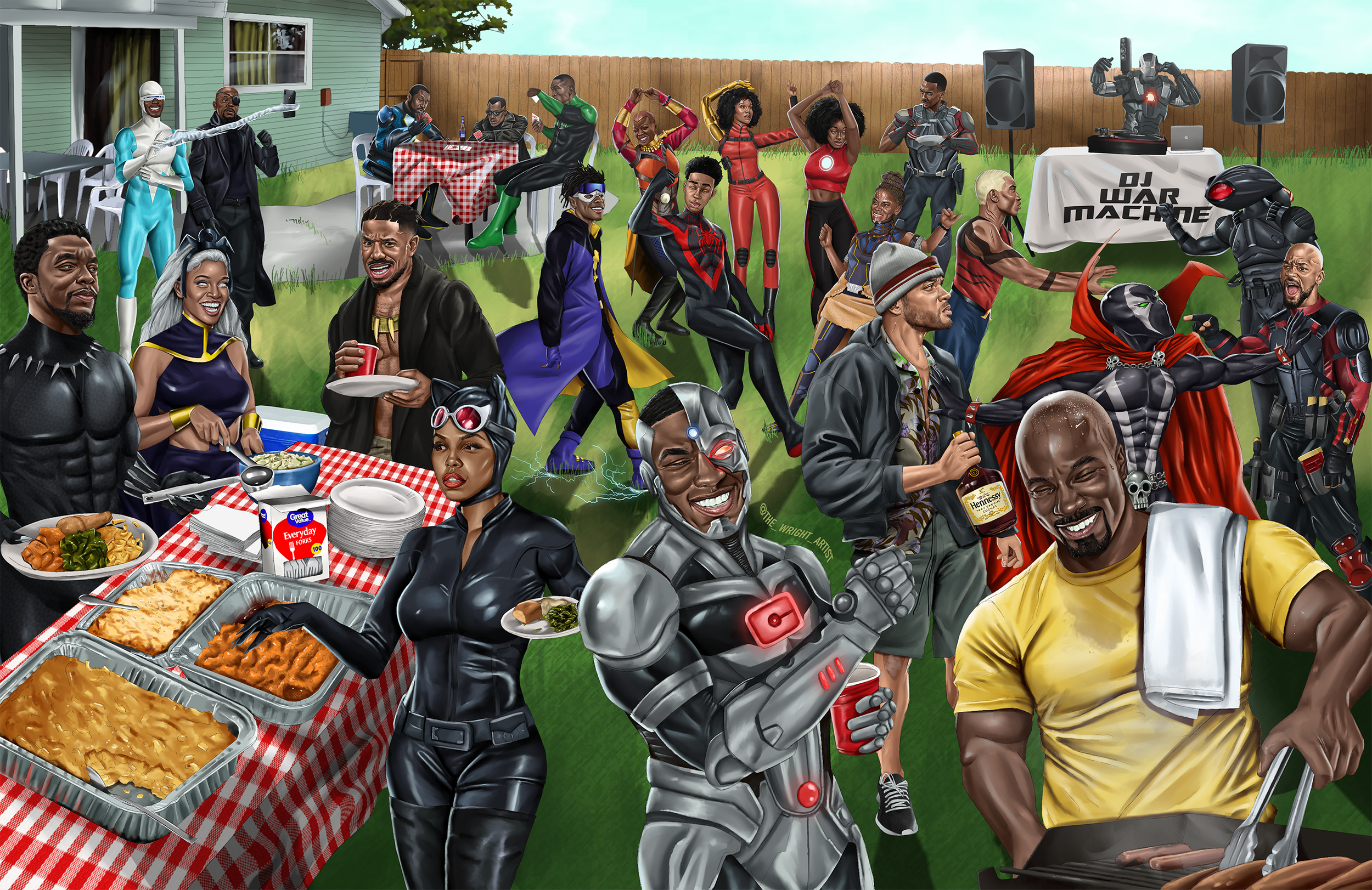 A Super Black Cookout