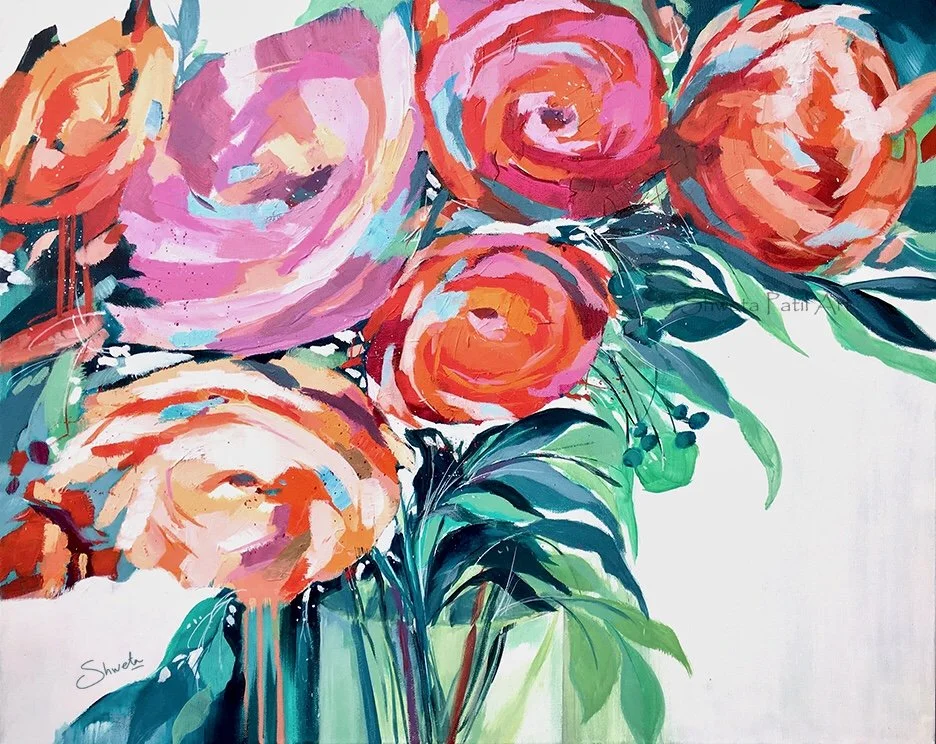 La Vie En Rose 24"X30"