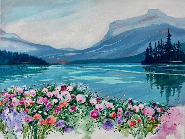 Echoes of Longing - 18"X24" framed (Emerald Lake, Yoho National Park, BC)