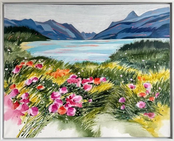 Dancing with the Breeze - 24"X30" framed (Kananaskis Country, Alberta)