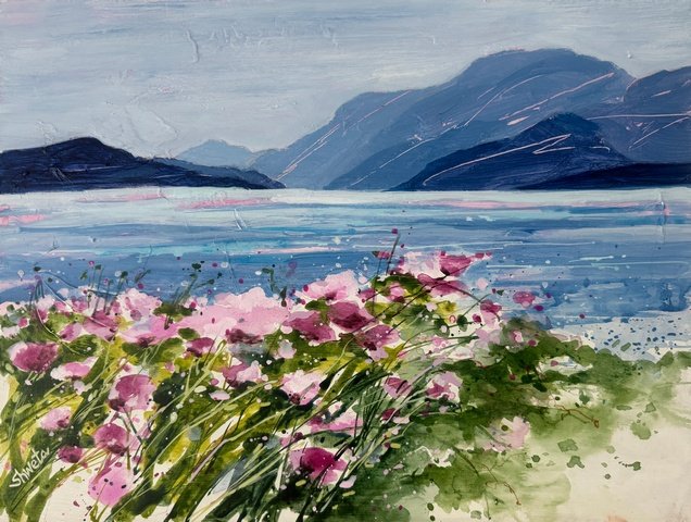Love Finds a Way - 12"X16" framed 
(Porteau Cove, BC)