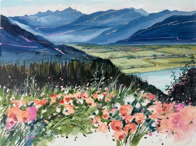 Color of Memories - 12"X16" framed (MTB Trail, Mission, BC)