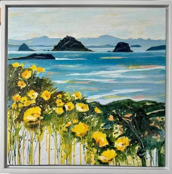 The Blooming Hour 24"X24" (Pacific coast)