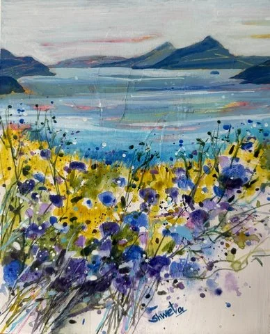 Petals in the Wind - 8"X10" framed (Howe Sound, BC)