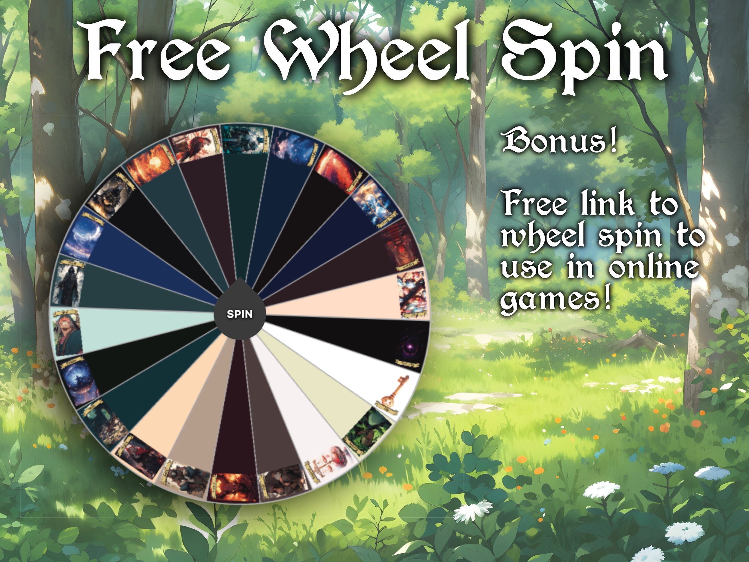 Deck of Many Things - Free Wheel Spin