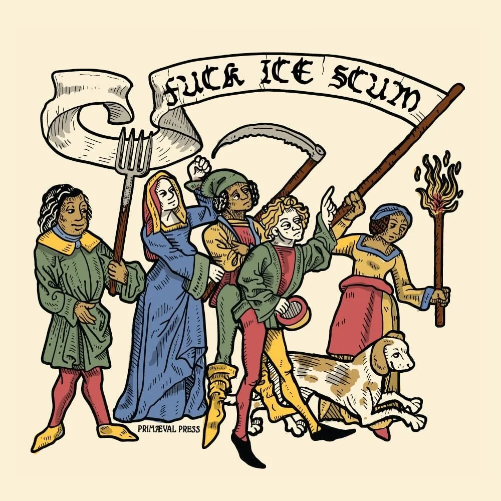 Like everyone else I&rsquo;ve been watching the horrors unfold as emboldened fascists take to the streets and murder people. However seeing people band together and fight back has been heartening and that inspired this piece I drew up this weekend, d