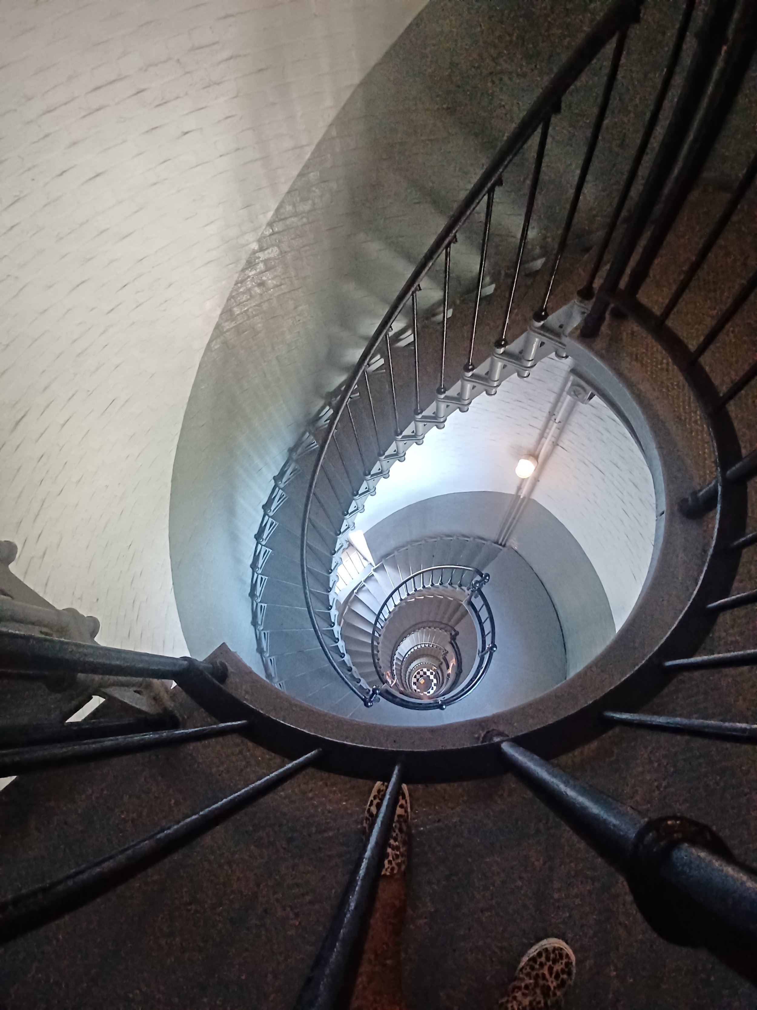 Looking down the Circular Staircase - Jupiter Lighthouse