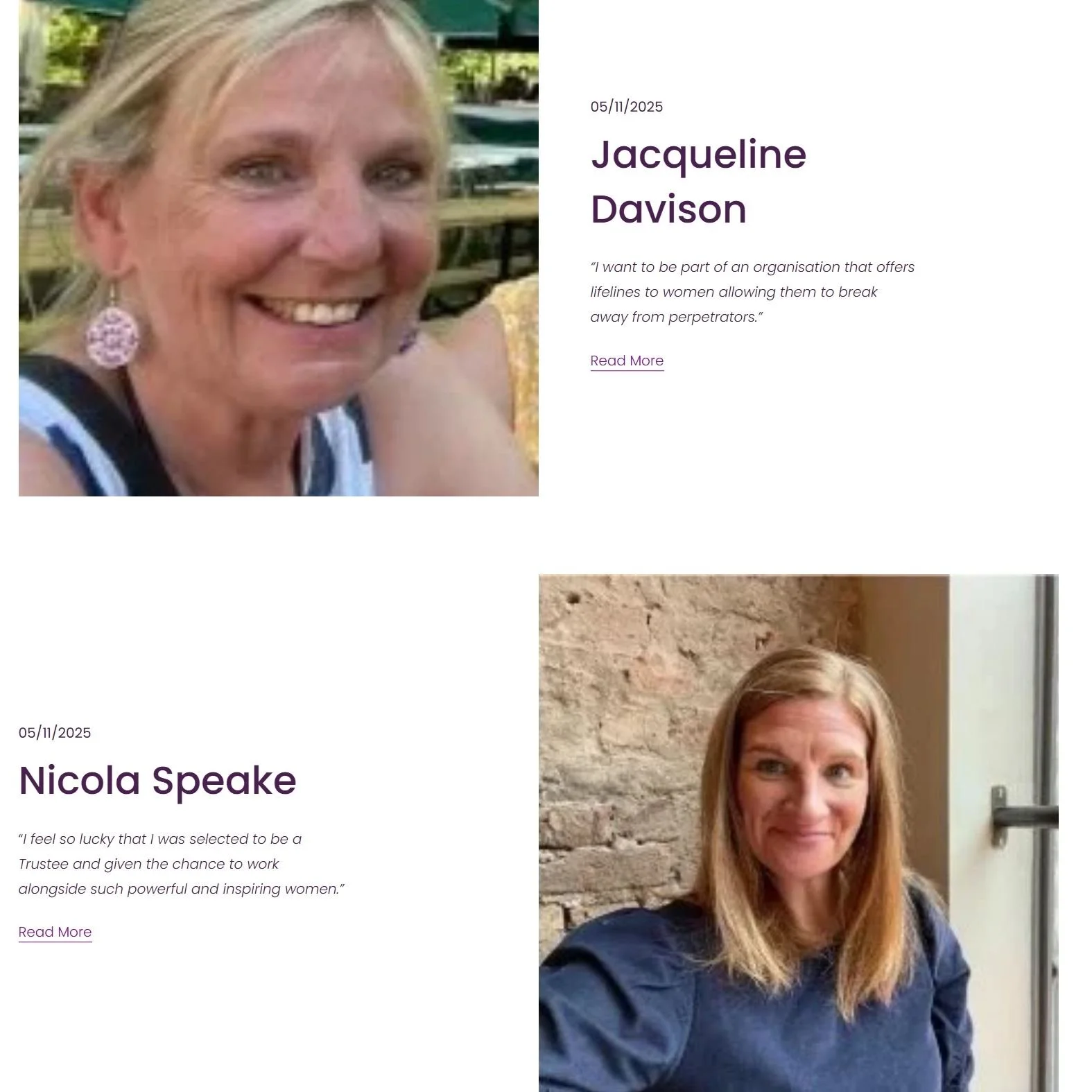 Want to know what life as a trustee is really like? 

In honour of Trustees week we asked two of our own to talk a little bit about themselves, the support they provide us and why the work of SWA is so important. 

Follow the link below to have a rea